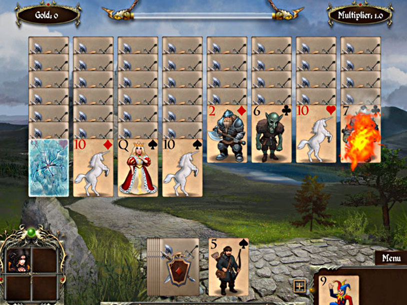 Legends of Solitaire: Curse of the Dragons screenshot 1