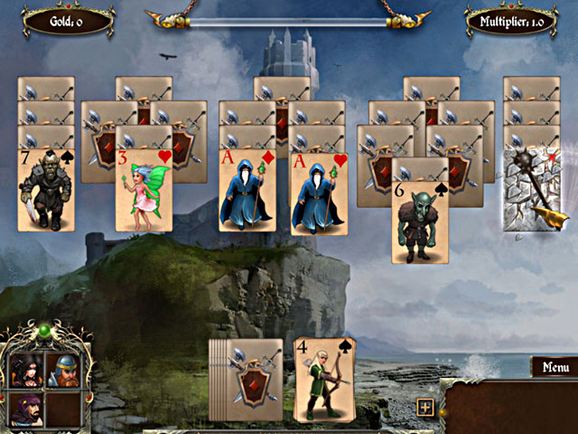 Legends of Solitaire: Curse of the Dragons screenshot 3