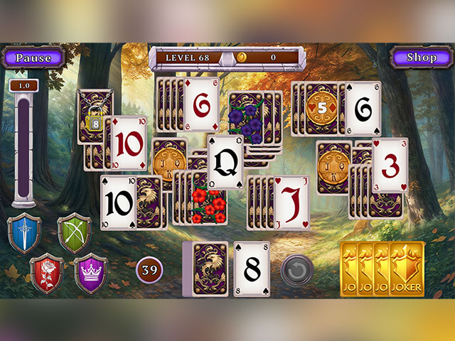 Love and Knights Solitaire 2 screenshot 1