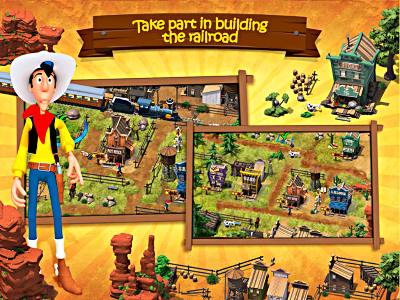 Lucky Luke: Transcontinental Railroad Builders screenshot 1