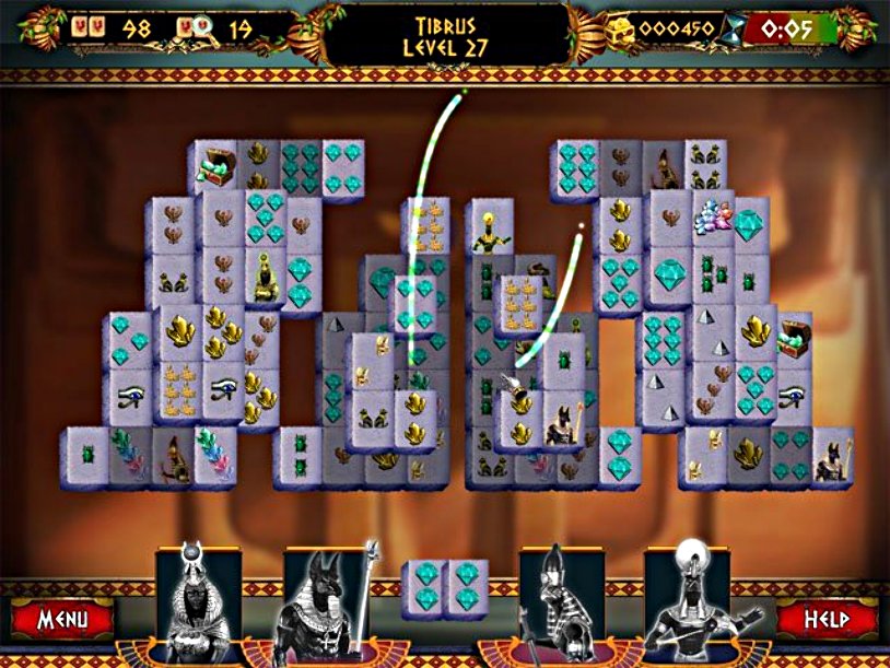 Mahjong: Ancient Pyramids screenshot 1