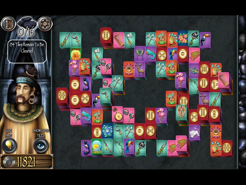 Mahjong Masters - Temple of the Ten Gods screenshot 1