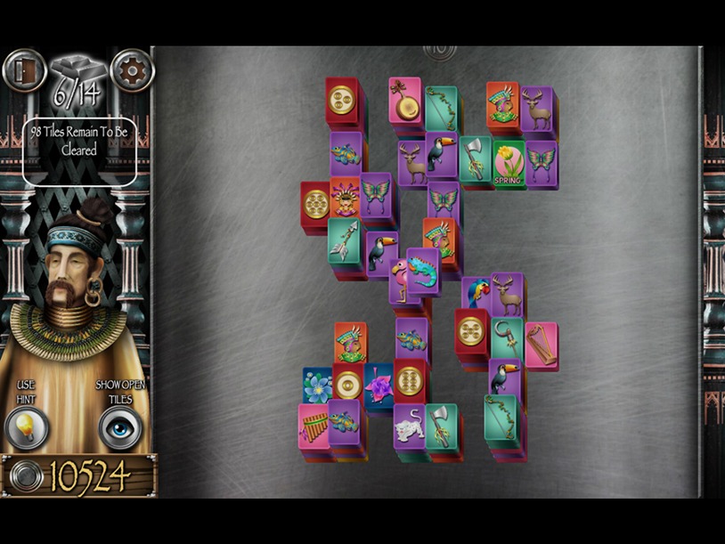 Mahjong Masters - Temple of the Ten Gods screenshot 2