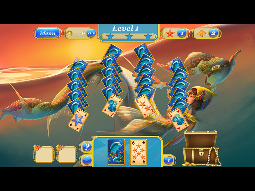 Maidens of the Ocean Solitaire screenshot 1