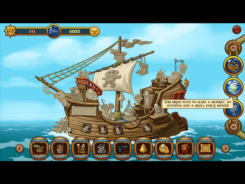 Match 3 - Pirates screenshot 3