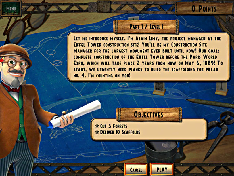 Monument Builders: Eiffel Tower screenshot 1