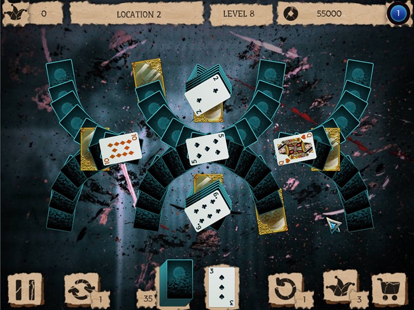 Mystery Solitaire - The Black Raven 3 screenshot 2