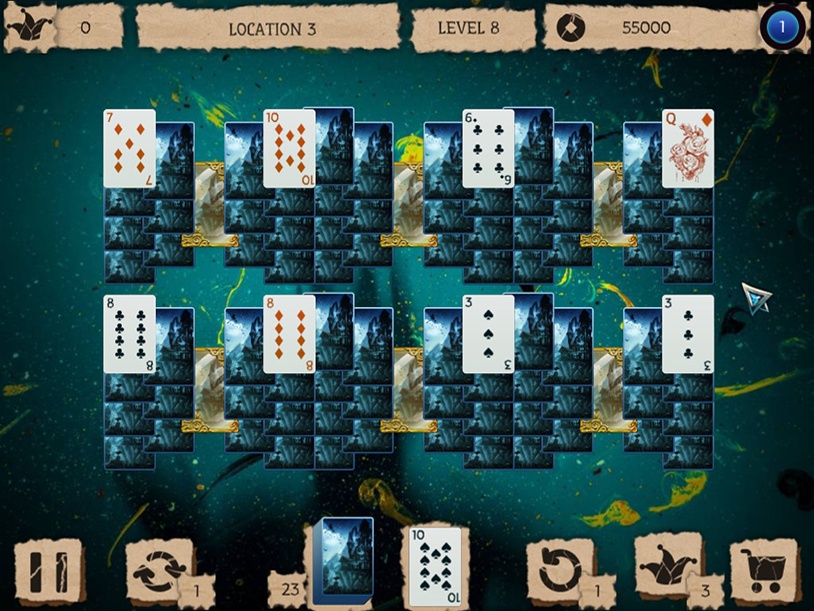 Mystery Solitaire - The Black Raven 3 screenshot 3