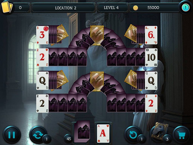 Mystery Solitaire - The Black Raven 5 screenshot 1