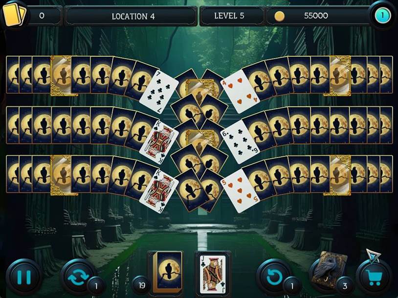 Mystery Solitaire - The Black Raven 6 screenshot 3