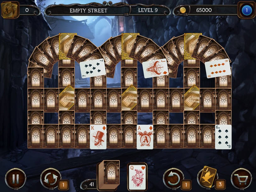 Mystery Solitaire - The Black Raven screenshot 3