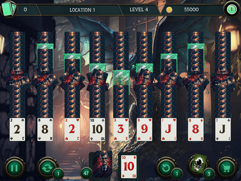 Mystery Solitaire Cthulhu Mythos 2 screenshot 3