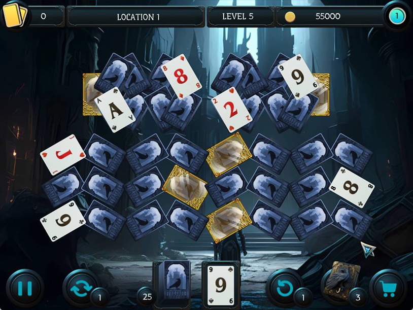 Mystery Solitaire The Black Raven 4 screenshot 3