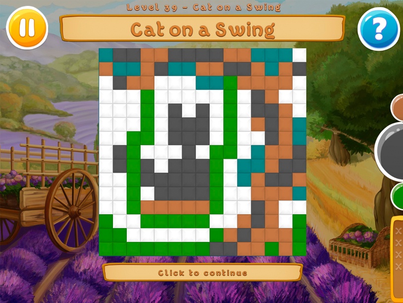 Nonograms: Malcolm and the Magnificent Pie screenshot 1