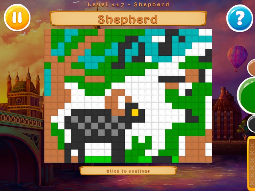 Nonograms: Malcolm and the Magnificent Pie screenshot 3