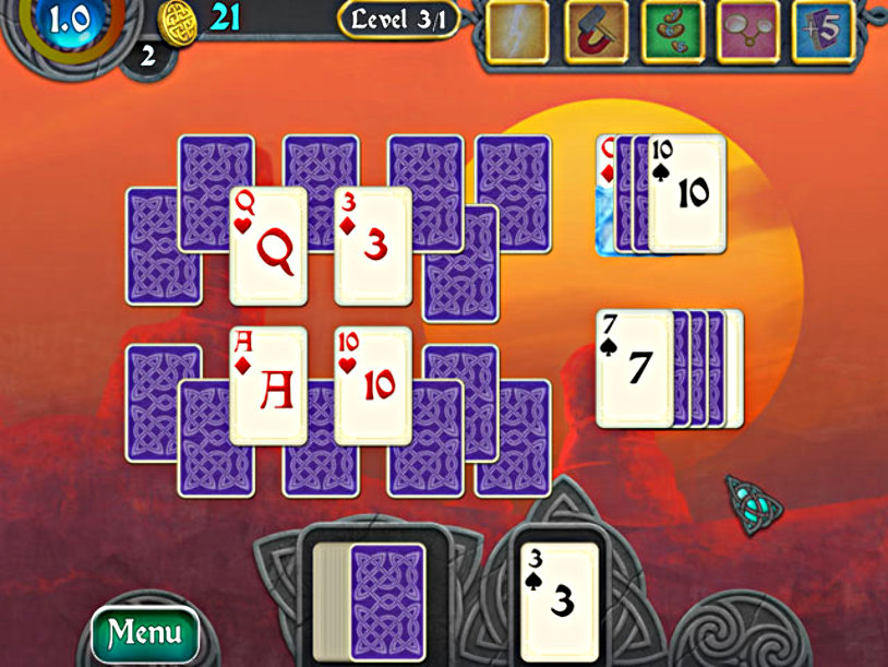 Nordic Storm Solitaire screenshot 1