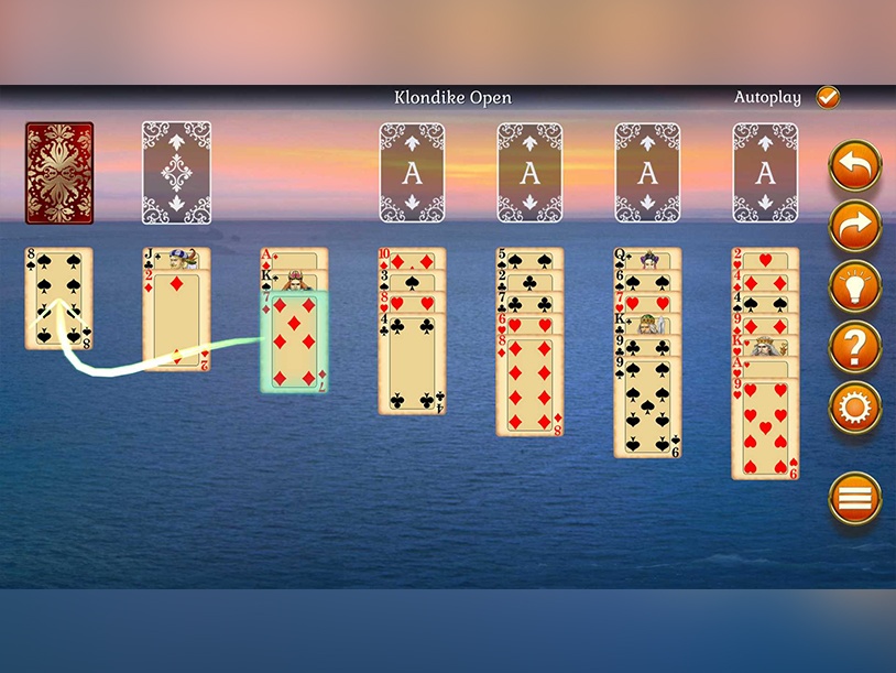 Perfect Klondike Solitaire screenshot 1