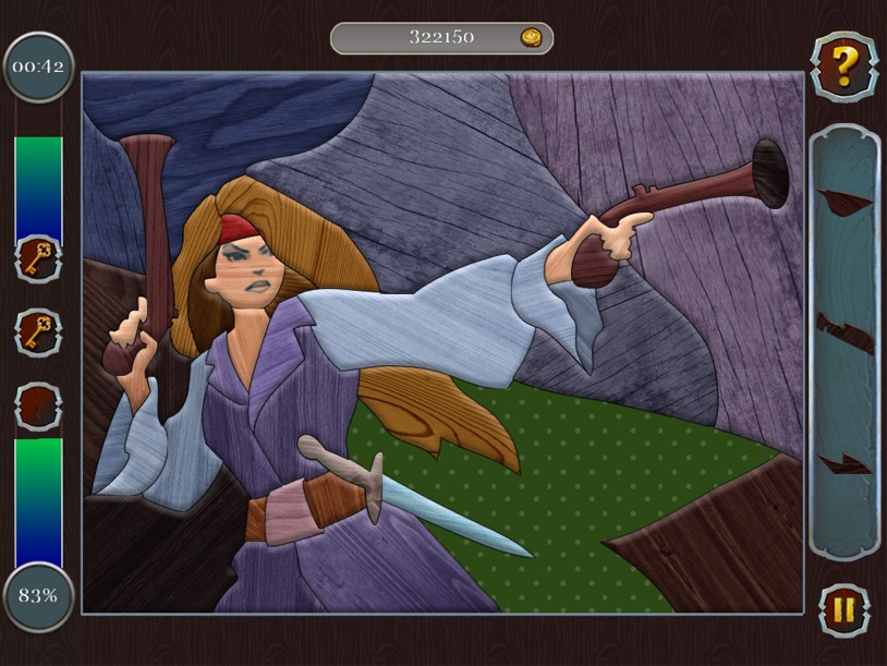 Pirate Mosaic Puzzle - Caribbean Treasures screenshot 1