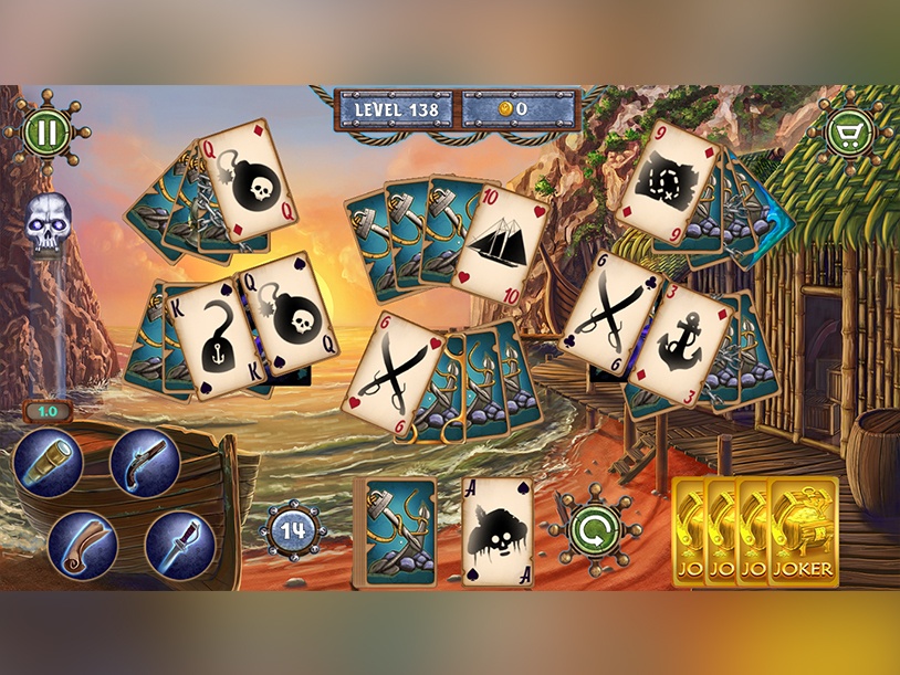 Pirates Adventure Solitaire screenshot 1