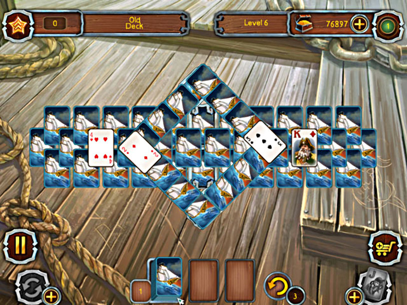 Pirate's Solitaire 2 screenshot 1