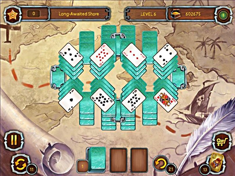 Pirate's Solitaire 3 screenshot 1