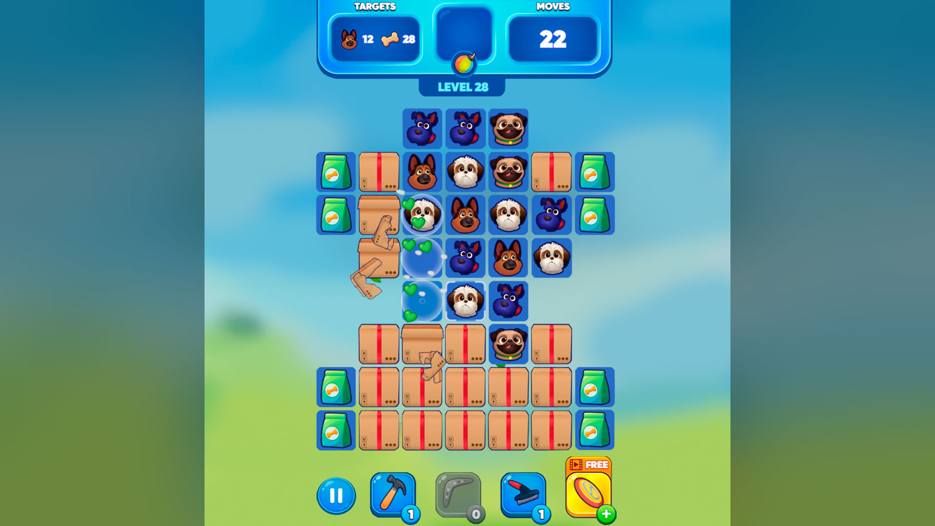 Puppy Paw Match screenshot 2