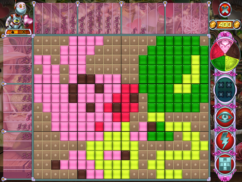 Rainbow Mosaics 11: Helper's Valentine screenshot 1