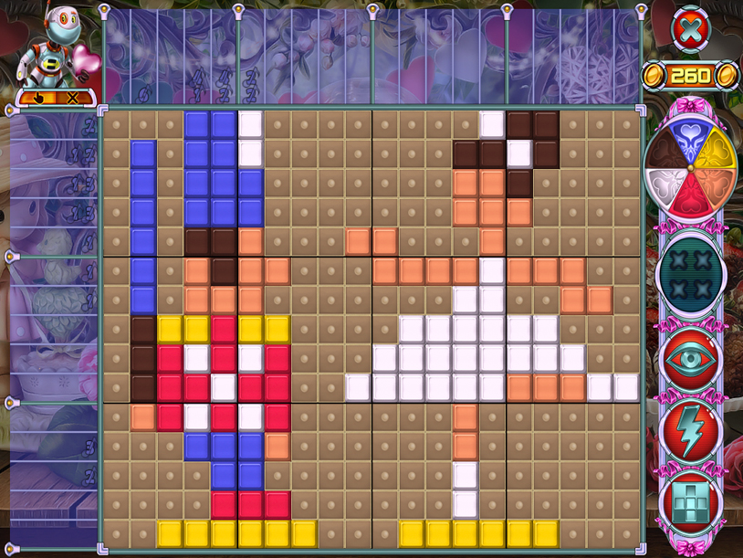 Rainbow Mosaics 11: Helper's Valentine screenshot 3