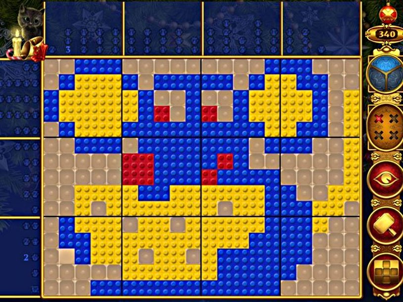 Rainbow Mosaics: Christmas Lights screenshot 1