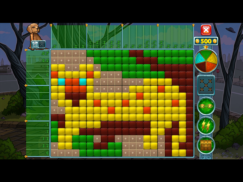 Rainbow Mosaics: Strange Thing screenshot 1