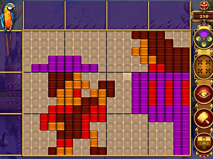 Rainbow Mosaics: Treasure Trip screenshot 1