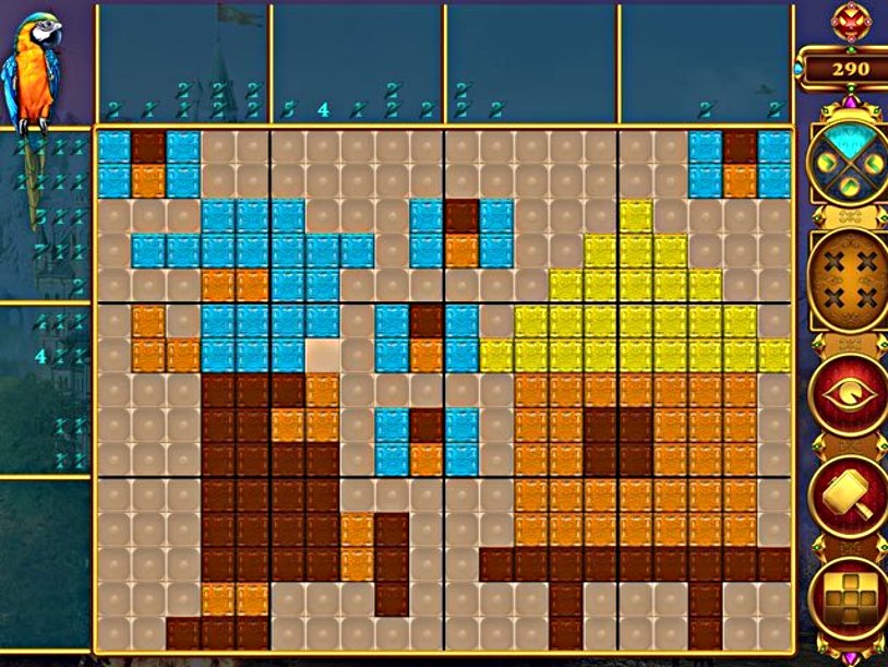 Rainbow Mosaics: Treasure Trip screenshot 3