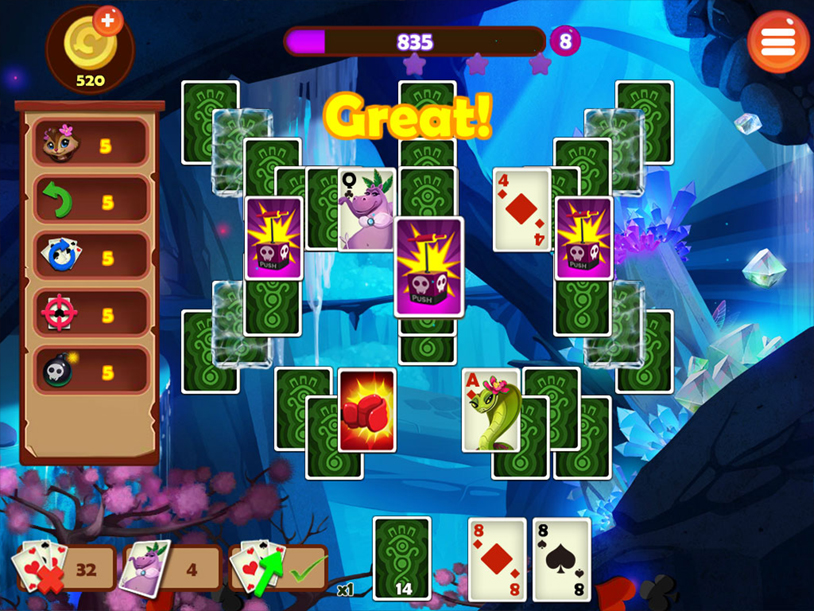 Rainforest Solitaire 2 screenshot 1