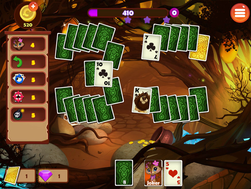 Rainforest Solitaire 2 screenshot 2