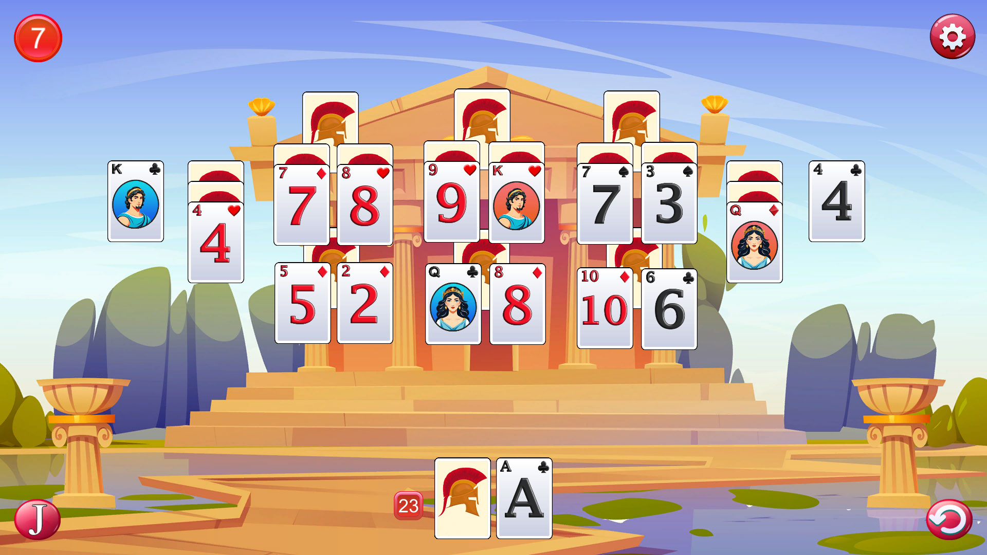 Roman Solitaire screenshot 3