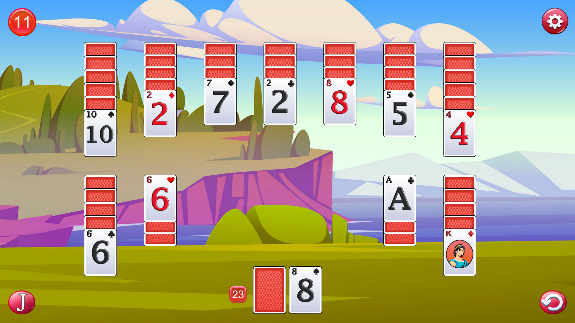Roman Solitaire screenshot 2