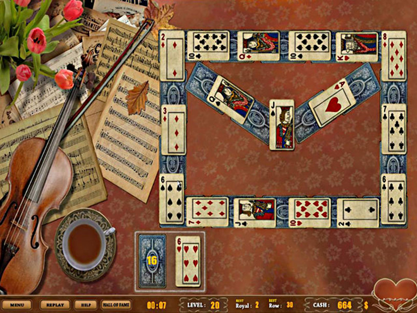 Royal Challenge Solitaire screenshot 1
