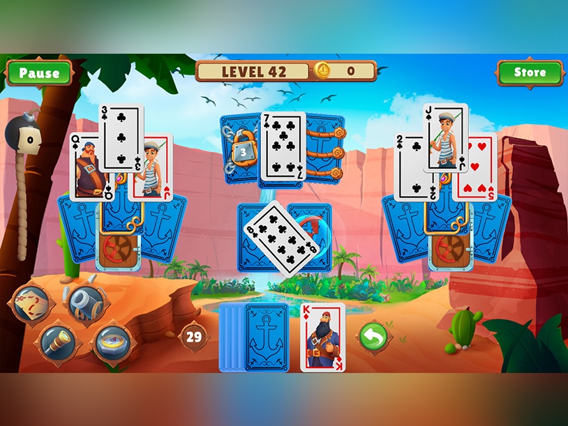 Sailor's Stories Solitaire screenshot 2