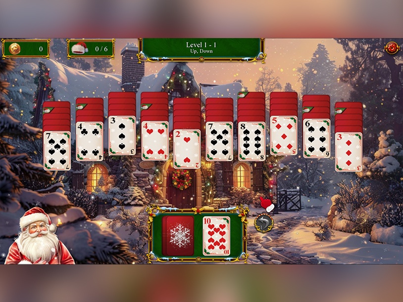 Santa's Christmas Solitaire 3 screenshot 1