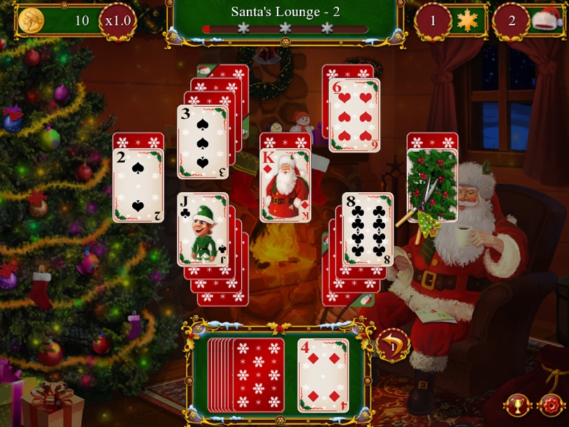 Santa's Christmas Solitaire screenshot 2