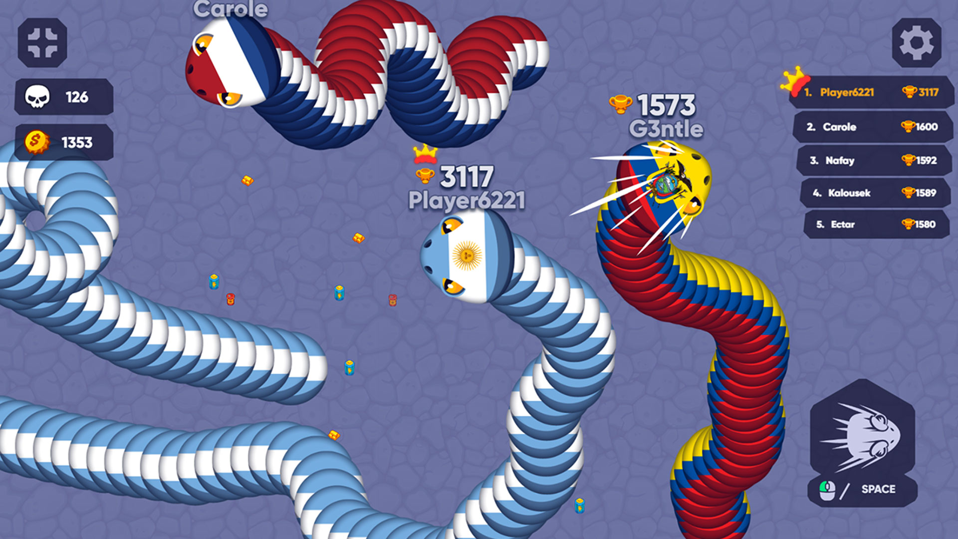 SnakeArea.io screenshot 2