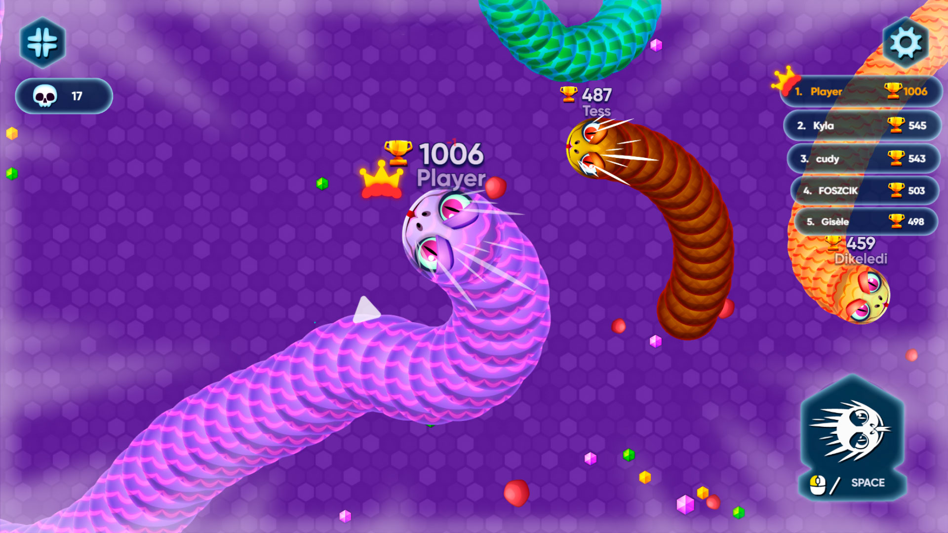 Snaking.io screenshot 2