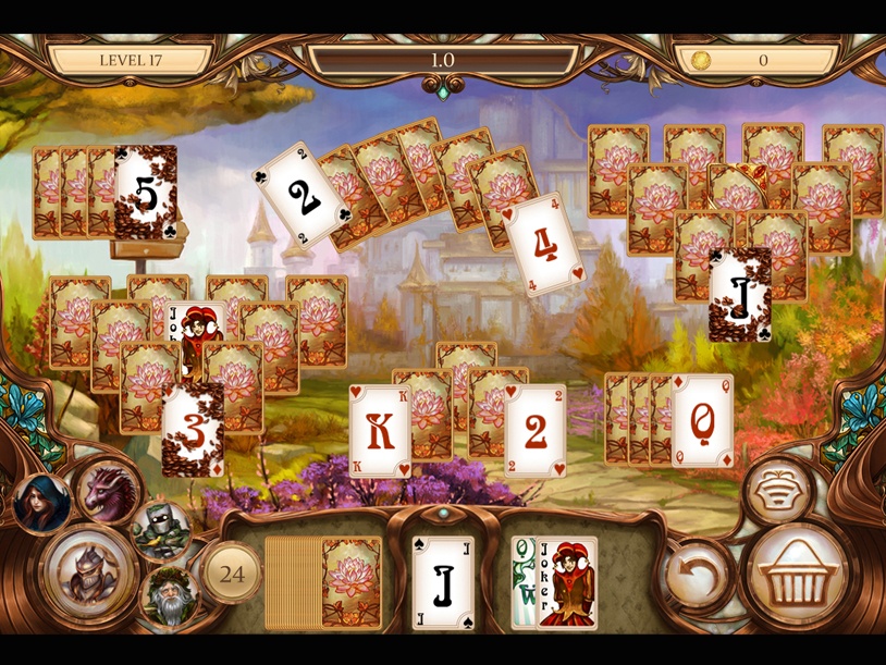 Snow White Solitaire - Charmed Kingdom screenshot 1