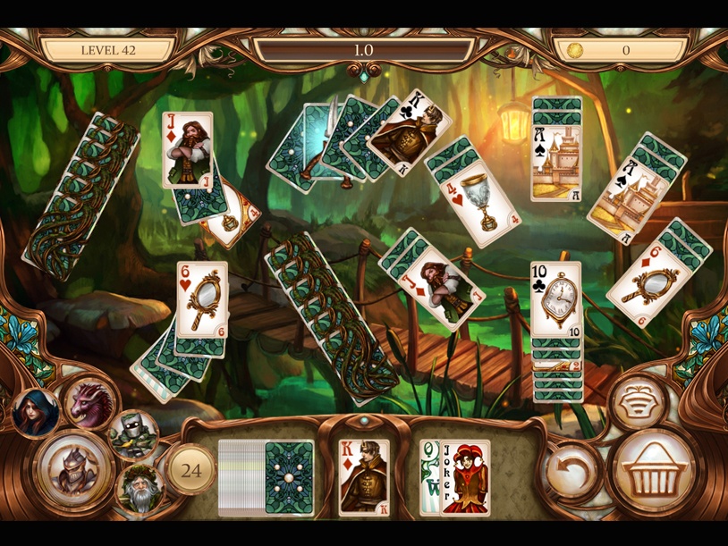 Snow White Solitaire - Charmed Kingdom screenshot 2