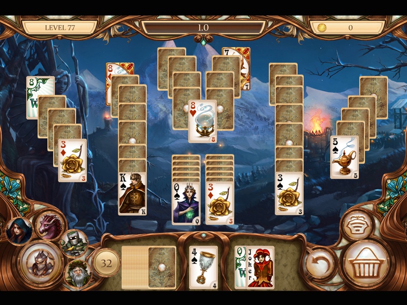 Snow White Solitaire - Charmed Kingdom screenshot 3