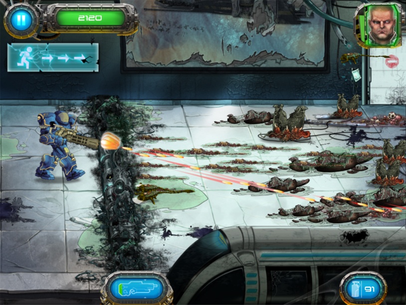 Soldier vs Aliens screenshot 1