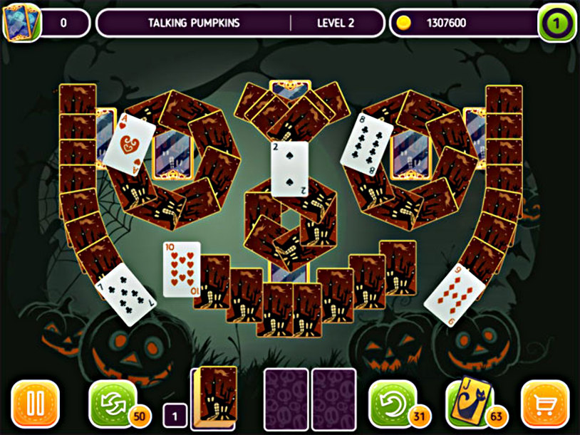 Solitaire - Halloween Story screenshot 1