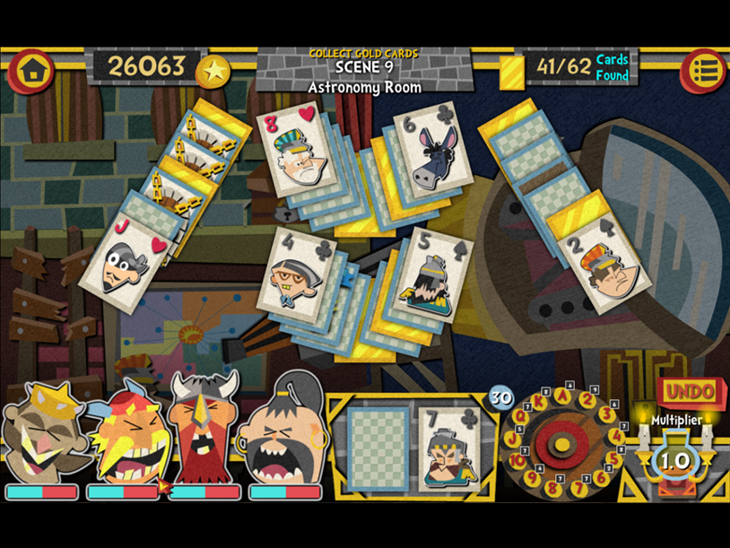 Solitaire Adventures of Valentin the Valiant Viking screenshot 1