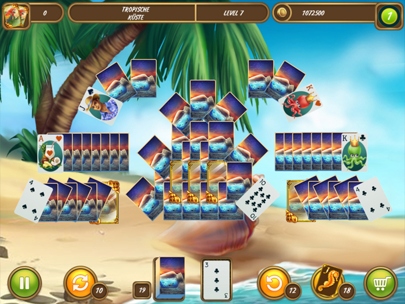 Solitaire Beach Season - A Vacation Time screenshot 1