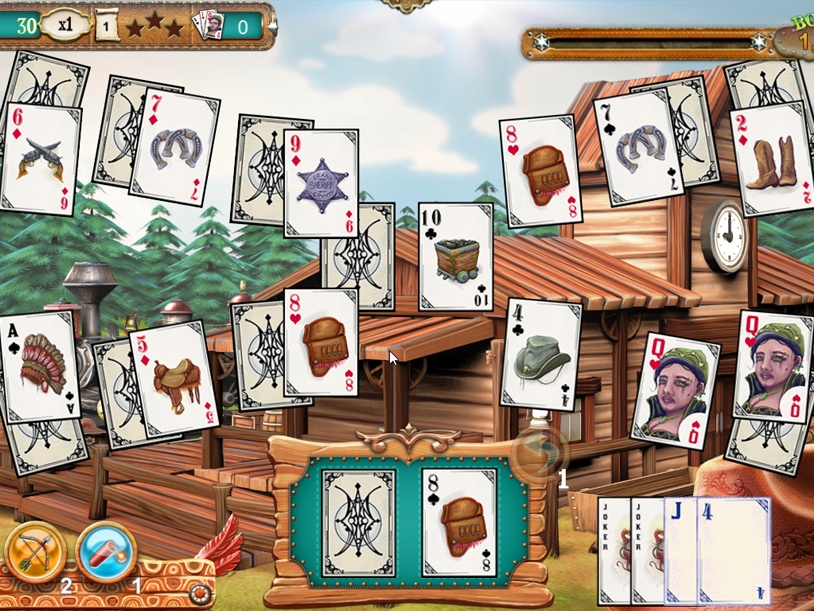 Solitaire Chronicles - Wild Guns screenshot 3